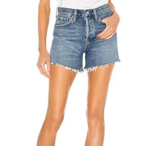 AGOLDE Parker Long Loose Vintage Shorts Skywave, 25